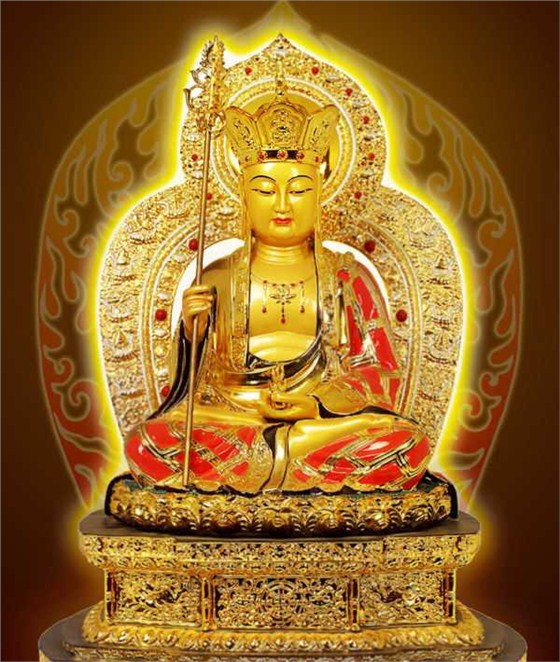 岭南青铜铜佛像铸造专家又铸一尊地藏王菩萨佛像