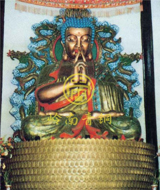 广东省英德南山万寿寺9.9米《釋迦牟尼》铜佛像雕塑