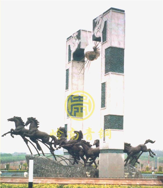 深圳龙华广场《龙马精神》城市广场雕塑工程 深圳龙华广场《龙马精神》城市广场雕塑工程