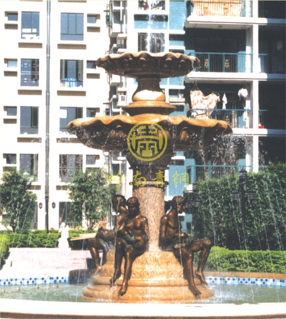 房地产《喷水池》铜雕塑工程
