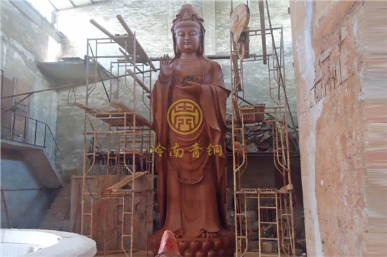 广东省中山阜沙铜观音佛像雕塑工程
