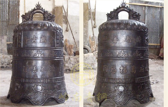 阳江金鸡寺佛教用铜钟