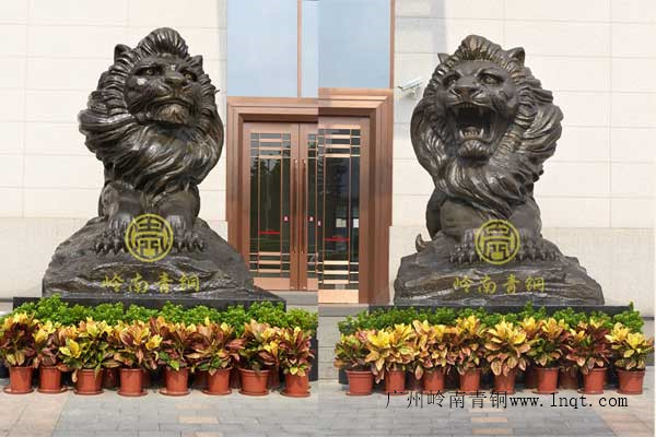 招商银行铜狮子工程-广州岭南青铜