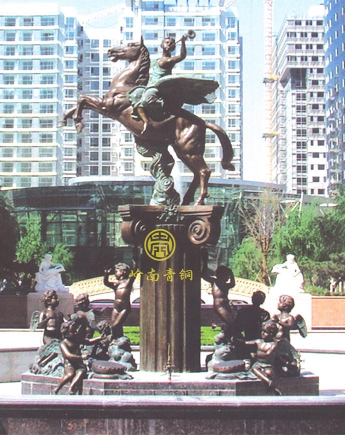 北京富力城房地产《天使》铜雕塑工程