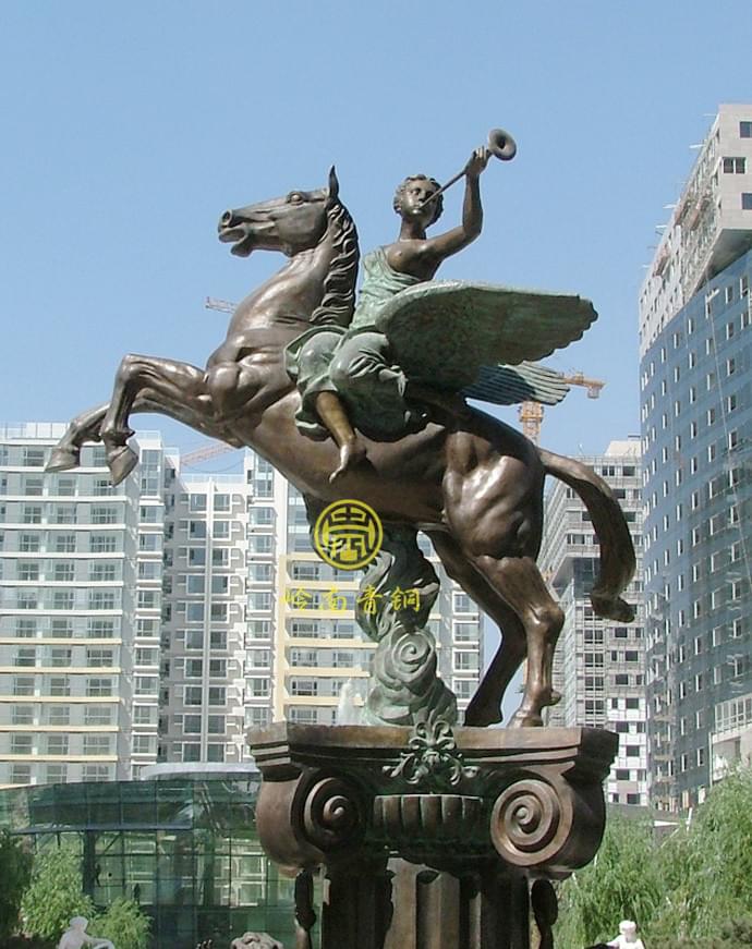 北京富力城房地产《天使》铜雕塑工程