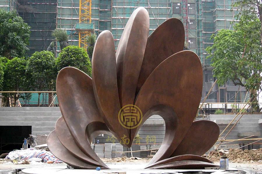 广东省清远恒福曦园《流光溢彩》铜雕塑工程