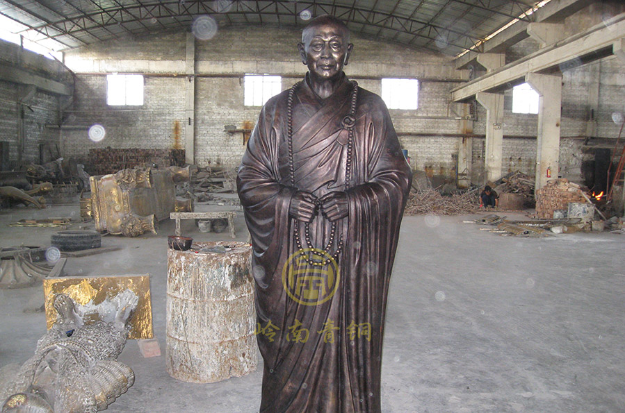 广西省桂平市巨赞法师人物铜雕塑工程