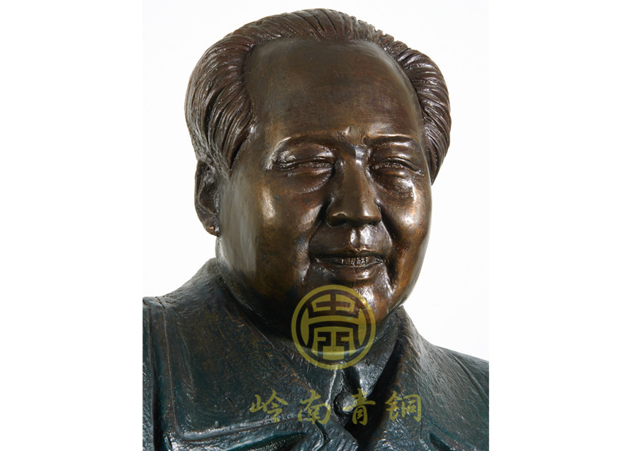 青铜工艺品-毛泽东立像