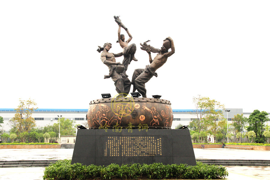 广东省中山市醉龙文化创意铜雕塑群工程