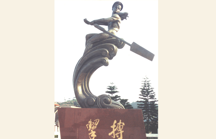 《水兵的摇篮》【人物铜像】-广东湛江海军基地