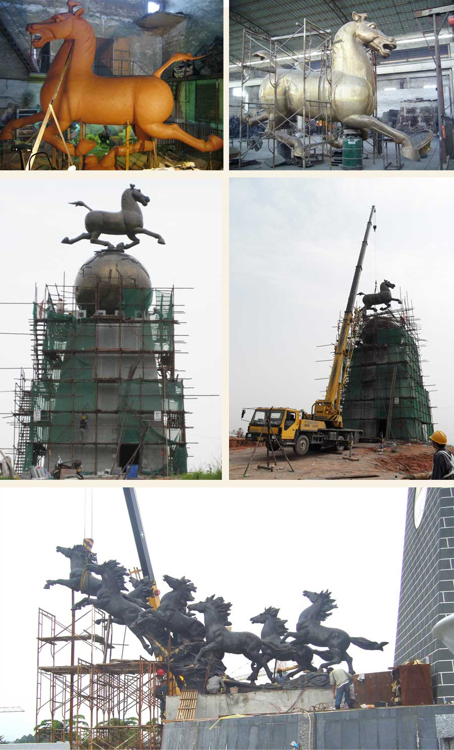 《马踏飞燕》大型城市广场雕塑工程-广东清远